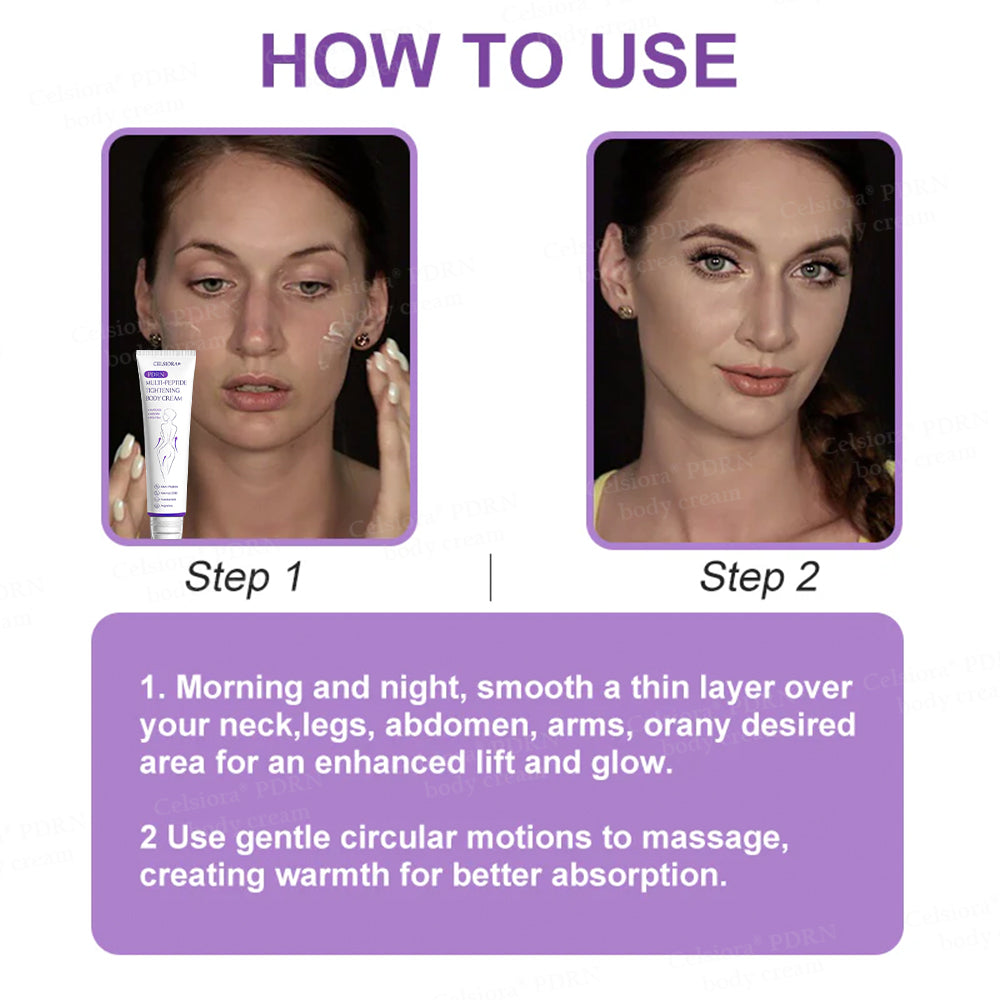 Celsiora® PDRN Multi-Peptide Massaging Body Roller Cream