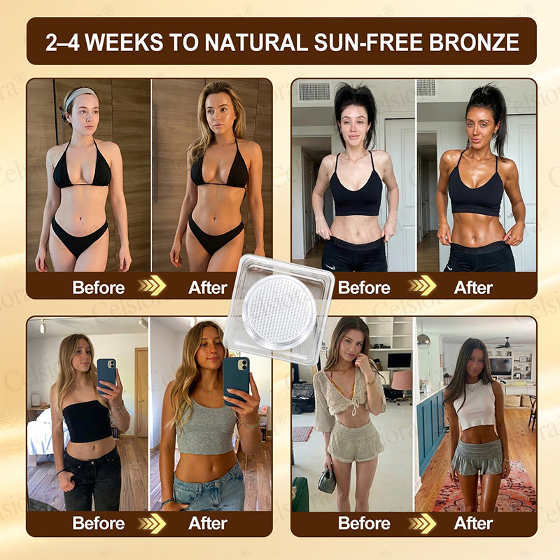 ☀️✨ Celsiora® 𝐒𝐮𝐧𝐥𝐞𝐬𝐬 𝐈𝐧𝐬𝐭𝐚𝐧𝐭 𝐁𝐫𝐨𝐧𝐳𝐞 𝐓𝐚𝐧𝐧𝐢𝐧𝐠 𝐌𝐢𝐜𝐫𝐨𝐧𝐞𝐞𝐝𝐥𝐞 𝐏𝐚𝐭𝐜𝐡