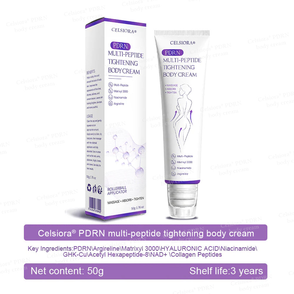 Celsiora® PDRN Multi-Peptide Massaging Body Roller Cream