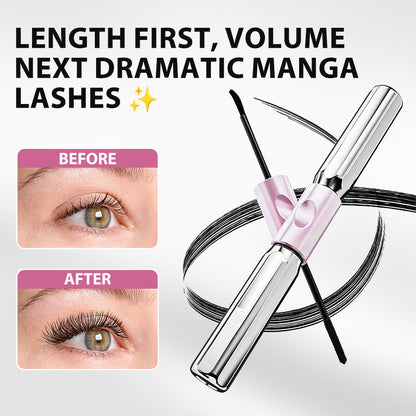 🧚🏻‍♀️✨ Dual-Ended Waterproof Mascara for Volume, Length & Curl 👁️— Clump-Free Fuller, Longer Lashes in 2 Easy Steps