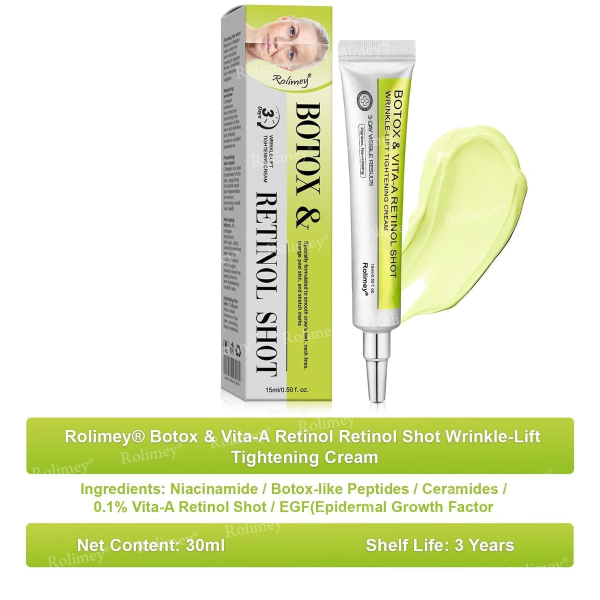 🍀Rolimey® Wrinkle-Lift Tightening cream