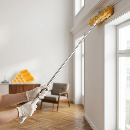 Dyvorocosh | The Cloud-Clean Series: Extendable Microfiber Duster – Reach Higher, Live Cleaner.