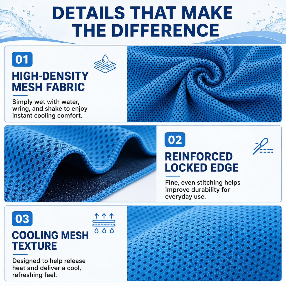 🏃❄️LAST DAY 50% OFF ✨Cold Sweat Towel You Can Use Anywhere, Anytime! Reusable Soft Absorbent Cooling Portable