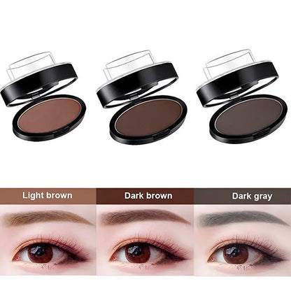🎁💞LAST DAY 75% OFF-✨Instant Symmetrical Eyebrow Stamp Kit – Effortless Waterproof Brow Powder Makeup（upsell）