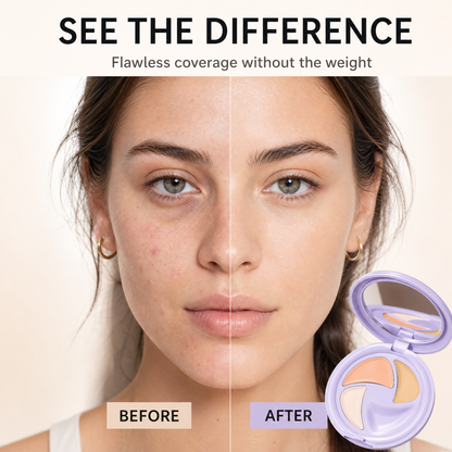 ✨3-Color Full Coverage Concealer Palette – Covers Dark Circles, Acne Marks, Fine Lines & Age Spots