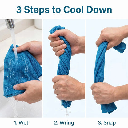 🏃❄️LAST DAY 50% OFF ✨Cold Sweat Towel You Can Use Anywhere, Anytime! Reusable Soft Absorbent Cooling Portable