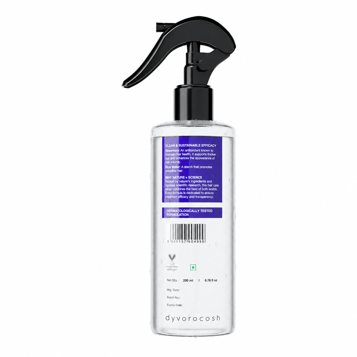 LAST DAY 50% OFF🧡Dyvorocosh® Rosemary & Rice Water Leave-In Hair Spray