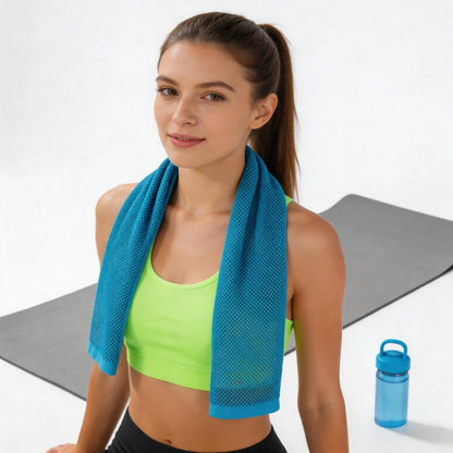 🏃❄️LAST DAY 50% OFF ✨Cold Sweat Towel You Can Use Anywhere, Anytime! Reusable Soft Absorbent Cooling Portable
