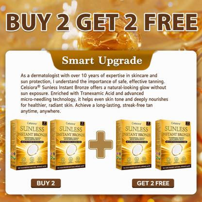 Celsiora® 𝐒𝐮𝐧𝐥𝐞𝐬𝐬 𝐈𝐧𝐬𝐭𝐚𝐧𝐭 𝐁𝐫𝐨𝐧𝐳𝐞 𝐓𝐚𝐧𝐧𝐢𝐧𝐠 𝐌𝐢𝐜𝐫𝐨𝐧𝐞𝐞𝐝𝐥𝐞 𝐏𝐚𝐭𝐜𝐡 (upsell)
