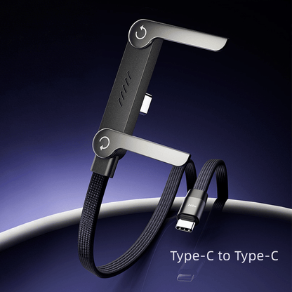 🙈🌷A Cable That Cares – 240W Charger with Hidden Stand ⚡