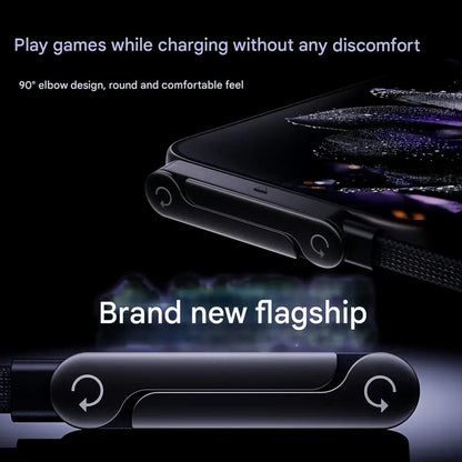 🙈🌷A Cable That Cares – 240W Charger with Hidden Stand ⚡