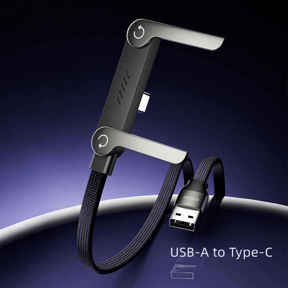 🙈🌷A Cable That Cares – 240W Charger with Hidden Stand ⚡
