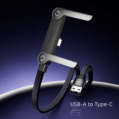 🙈🌷A Cable That Cares – 240W Charger with Hidden Stand ⚡
