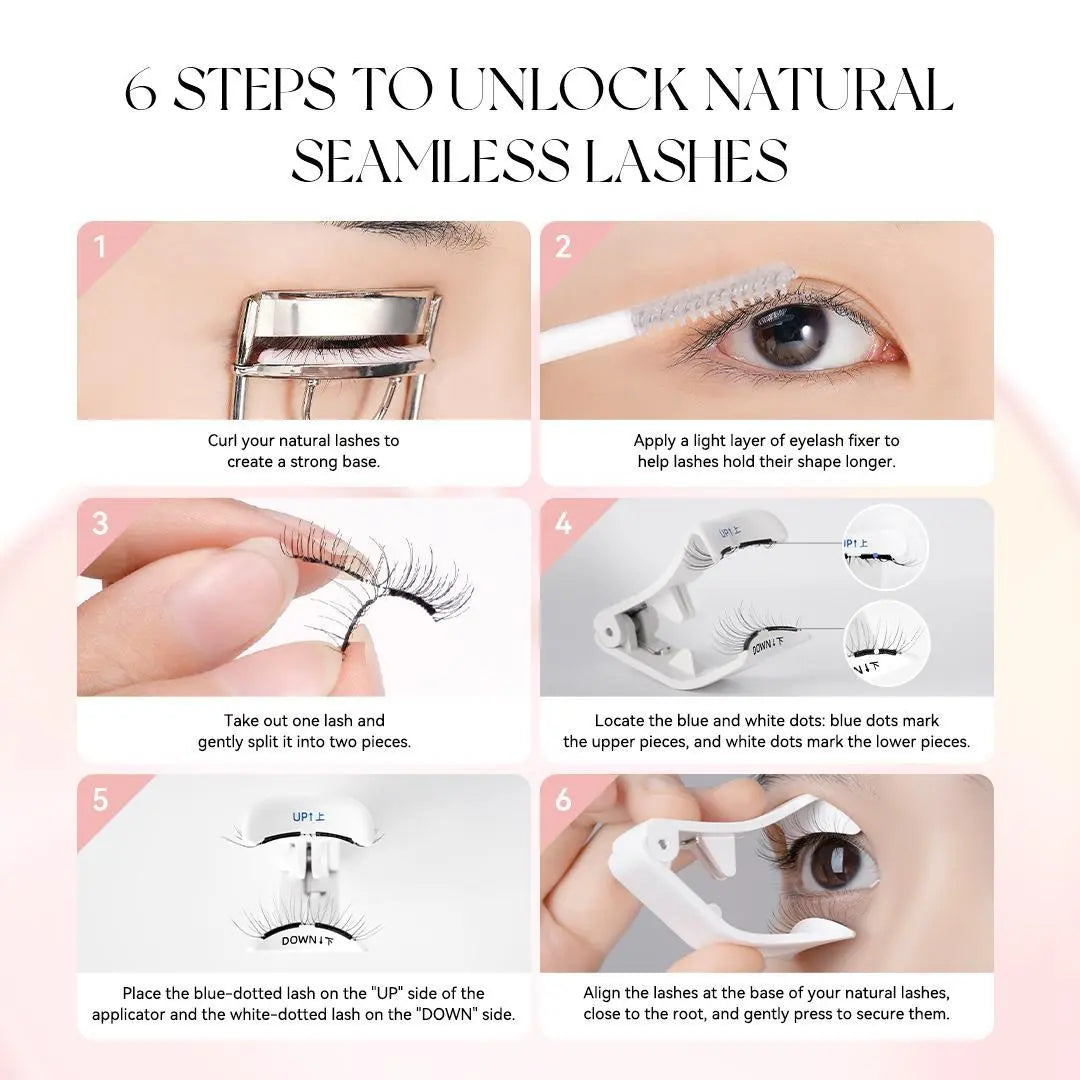 🎁💞LAST DAY 75% OFF-DOCTIA® Soft Magnetic Eyelashes All-in-One Box, Reusable, Glue-Free, Waterproof, Lightweight, Natural Style Makeup Cosmetic（upsell）