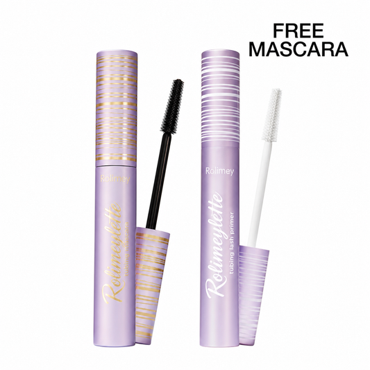 ✨ Tubing Mascara & Lash Primer Duo for Volume, Length & Curl 👁️ — 24H Smudge-Proof, Flake-Free Fuller, Longer Lashes in 2 Easy Steps