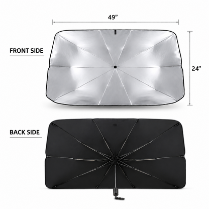 CoolFold Auto Sunshade ❄️Keep Your Car Up to 50°F Cooler in Seconds Blocks 99% of UV Rays